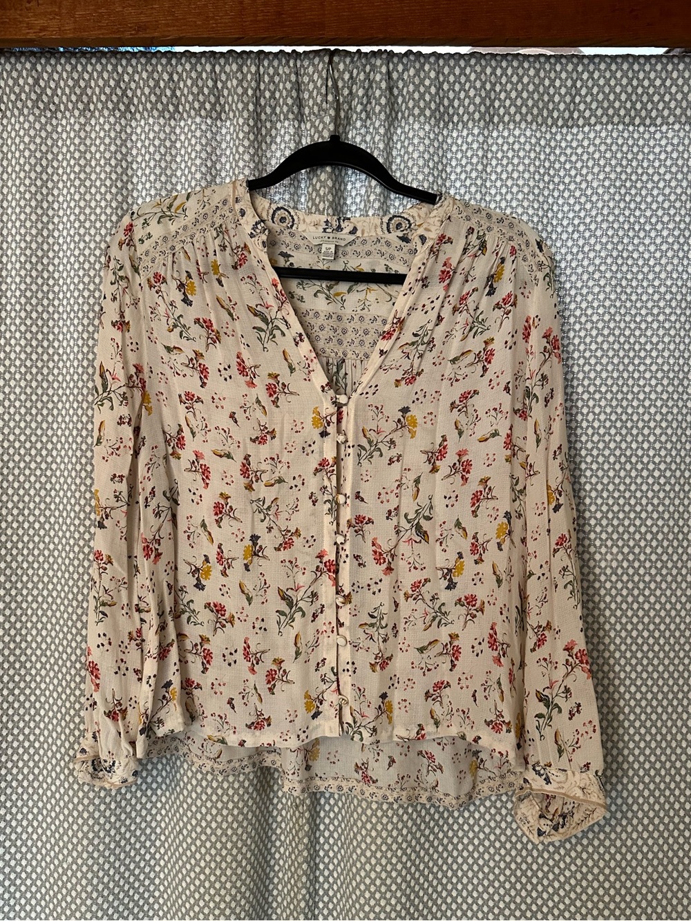 Lucky Brand Floral Blouse - Small